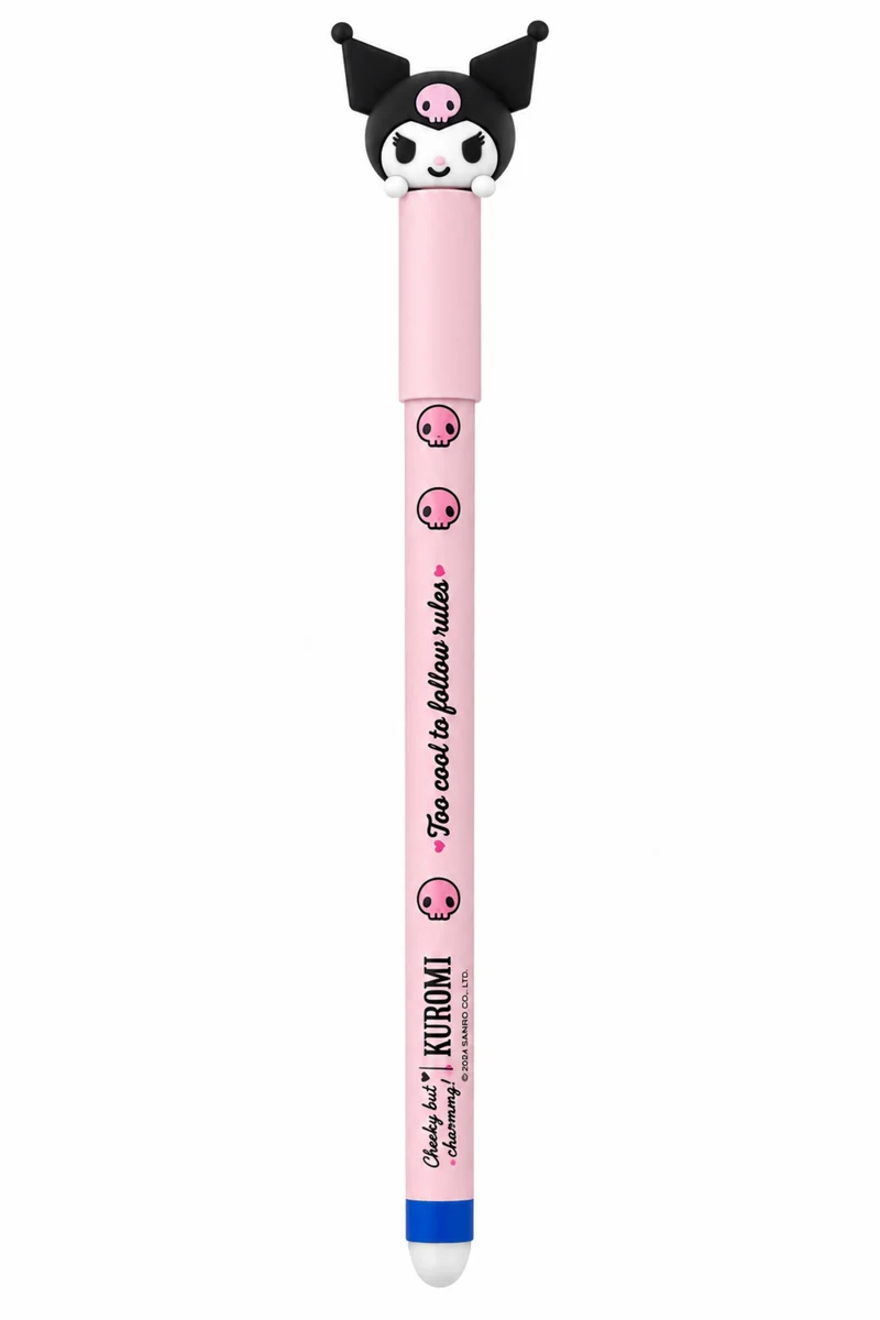 Penna Gel Cancellabile Kuromi Too Cool To Follow Rules
