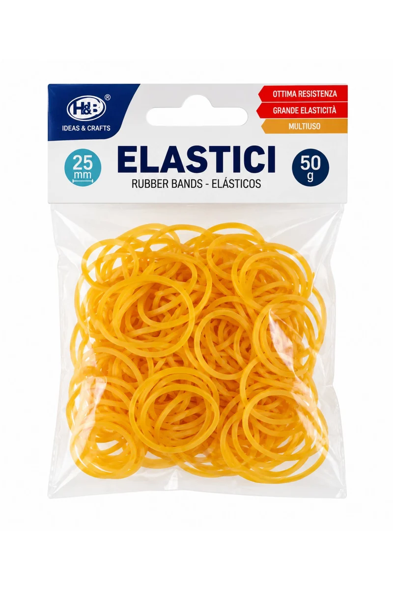 Set Elastici Gialli 25mm