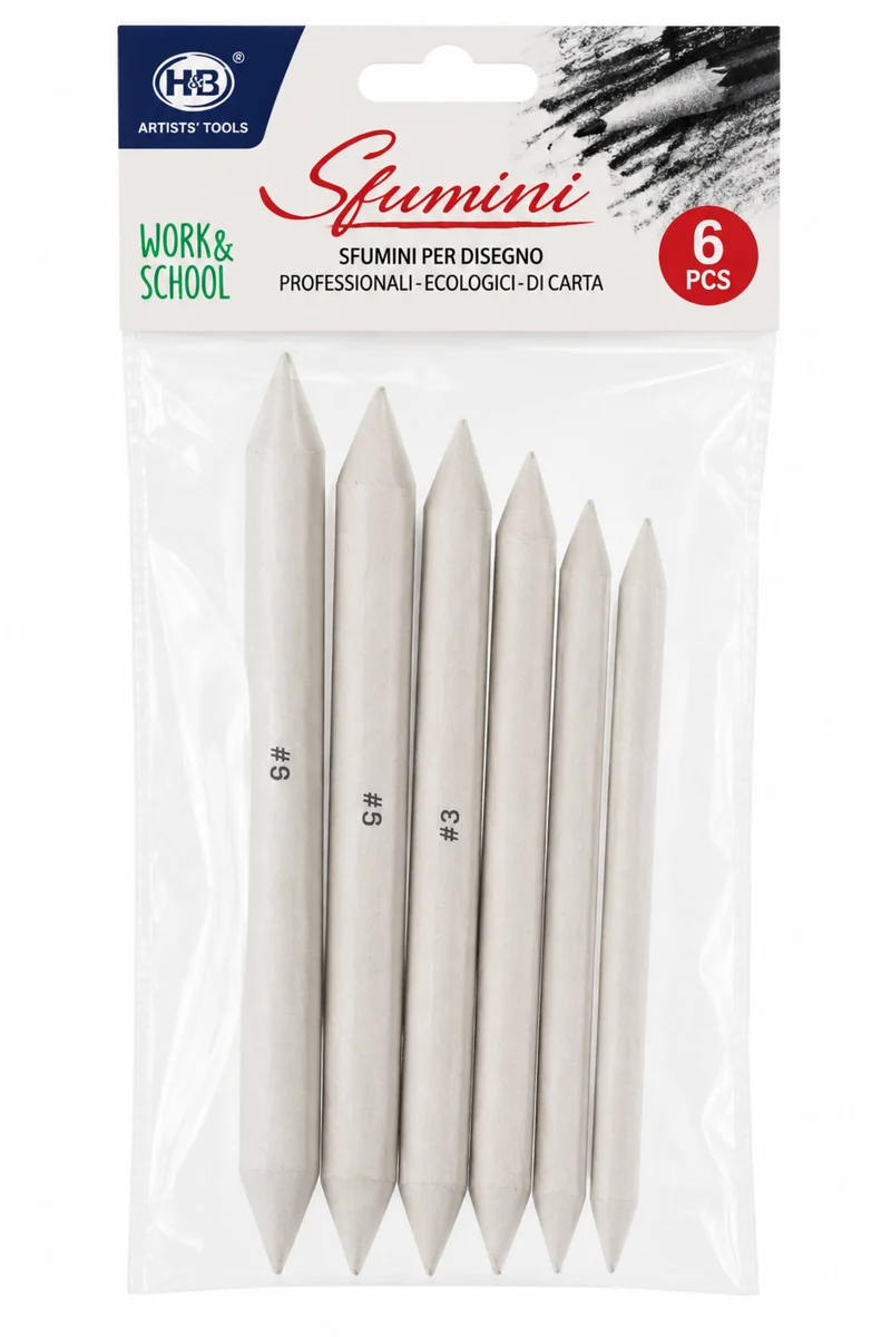 Set 6 Sfumini Per Disegno