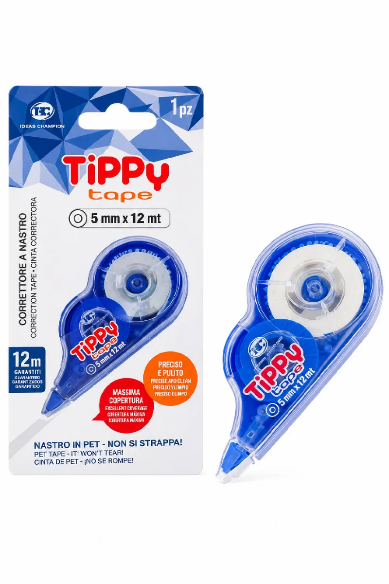 Correttore A Nastro Tippy Tape 12m
