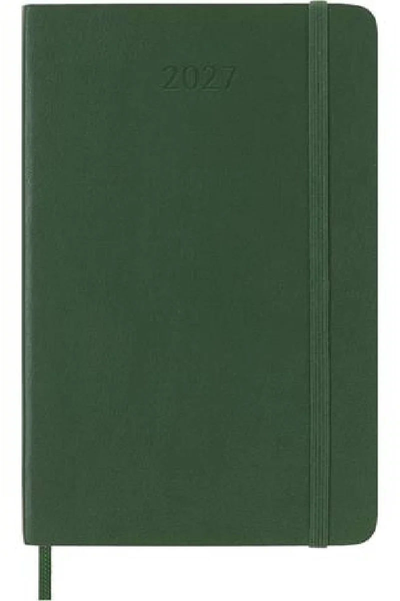 Agenda Settimanale Notebook 2027 Pocket Verde Mirto Moleskine