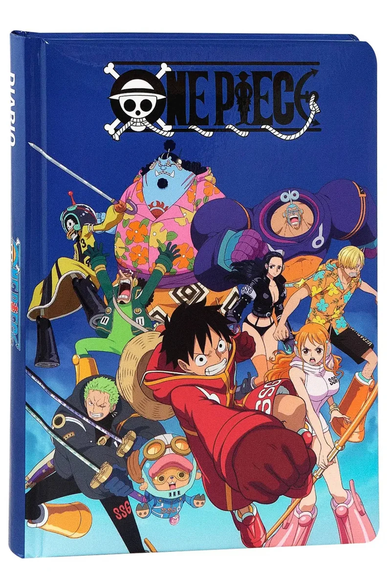 Diario Scuola 12 Mesi Non Datato One Piece Blu