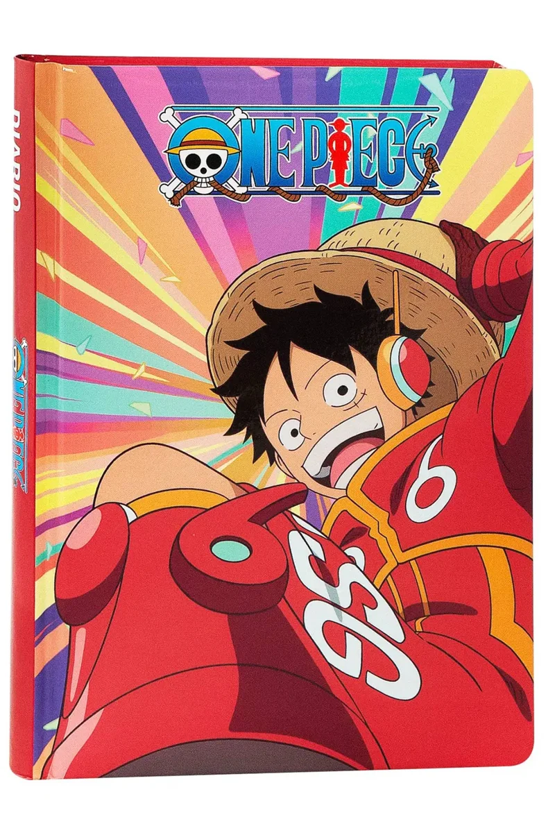Diario Scuola 12 Mesi Non Datato One Piece Rosso