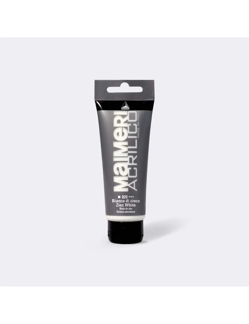 Maimeri Vernice Acrilica Bianco Di Zinco 75ml