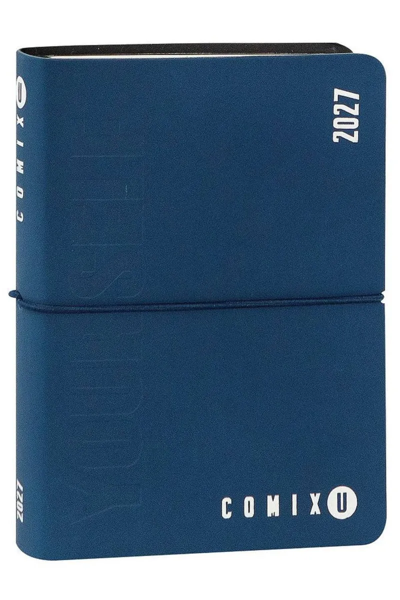 Diario Agenda 16 Mesi Datato 2026/2027 Day Mini Comix U Yourself Blu