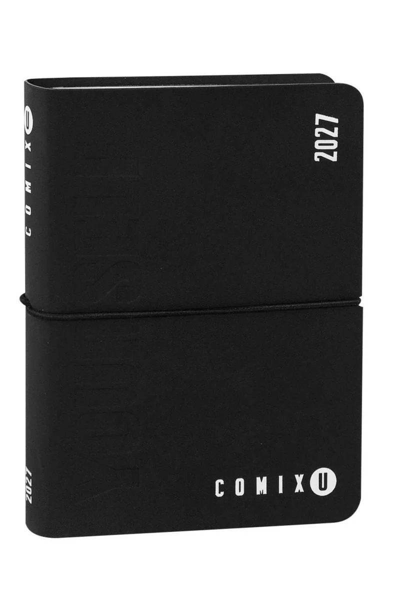 Diario Agenda 16 Mesi Datato 2026/2027 Day Mini Comix U Yourself Black White