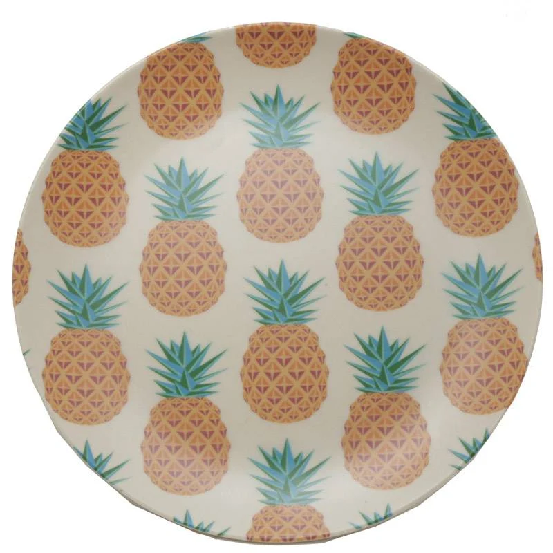Piatto Ecologico in Bamboo Ananas