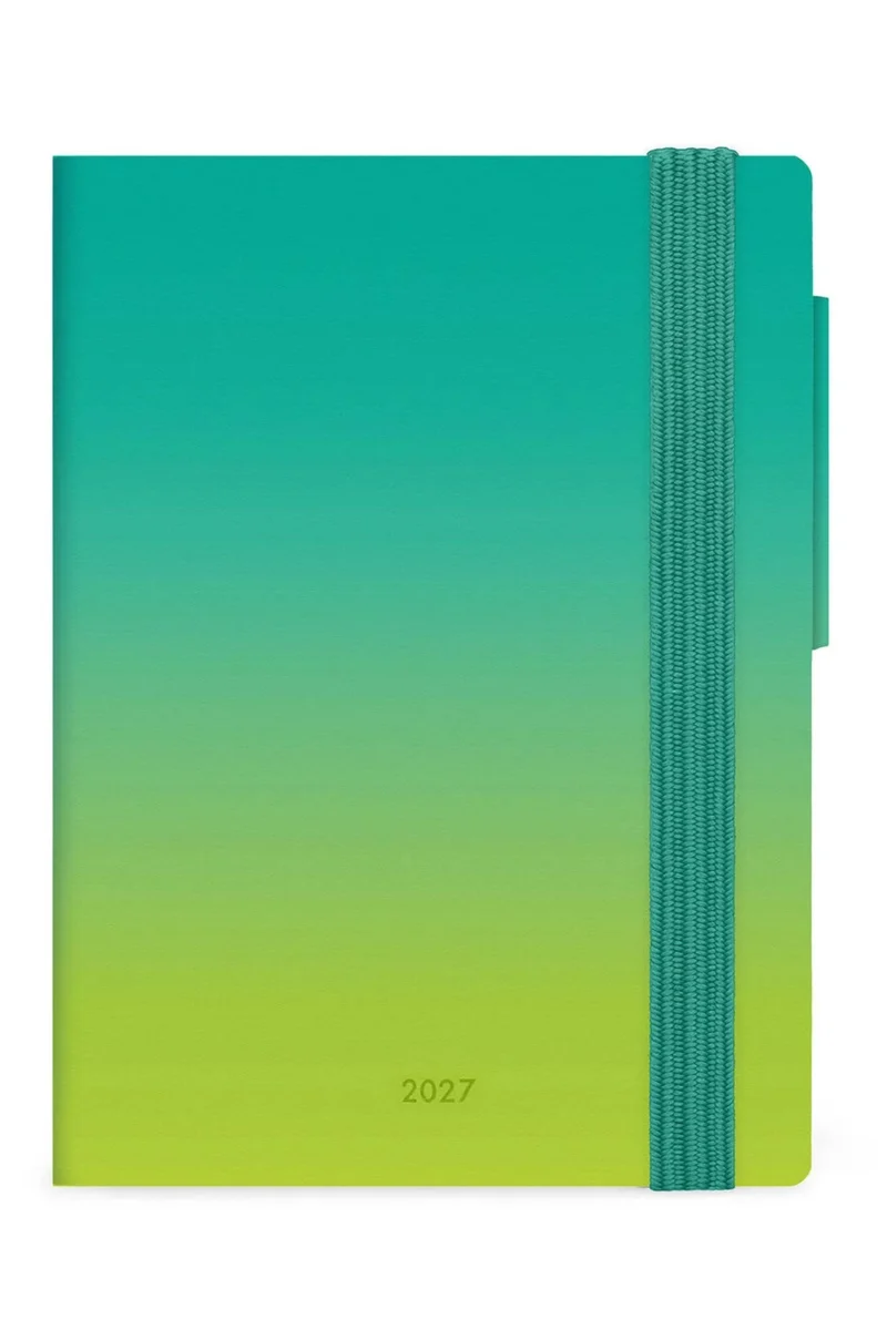 Mini Agenda 12 Mesi Settimanale 2027 Shades Of Green