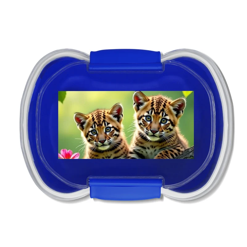 Lunch Box a Due Scomparti con Design — Porta Pranzo