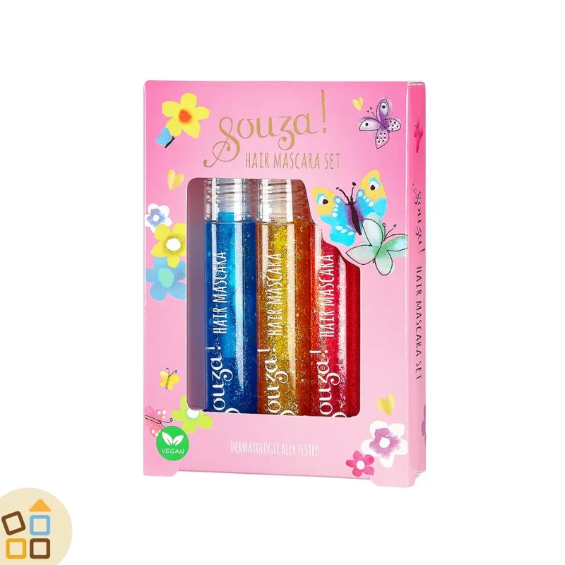 MASCARA GLITTER PER CAPELLI TRIS