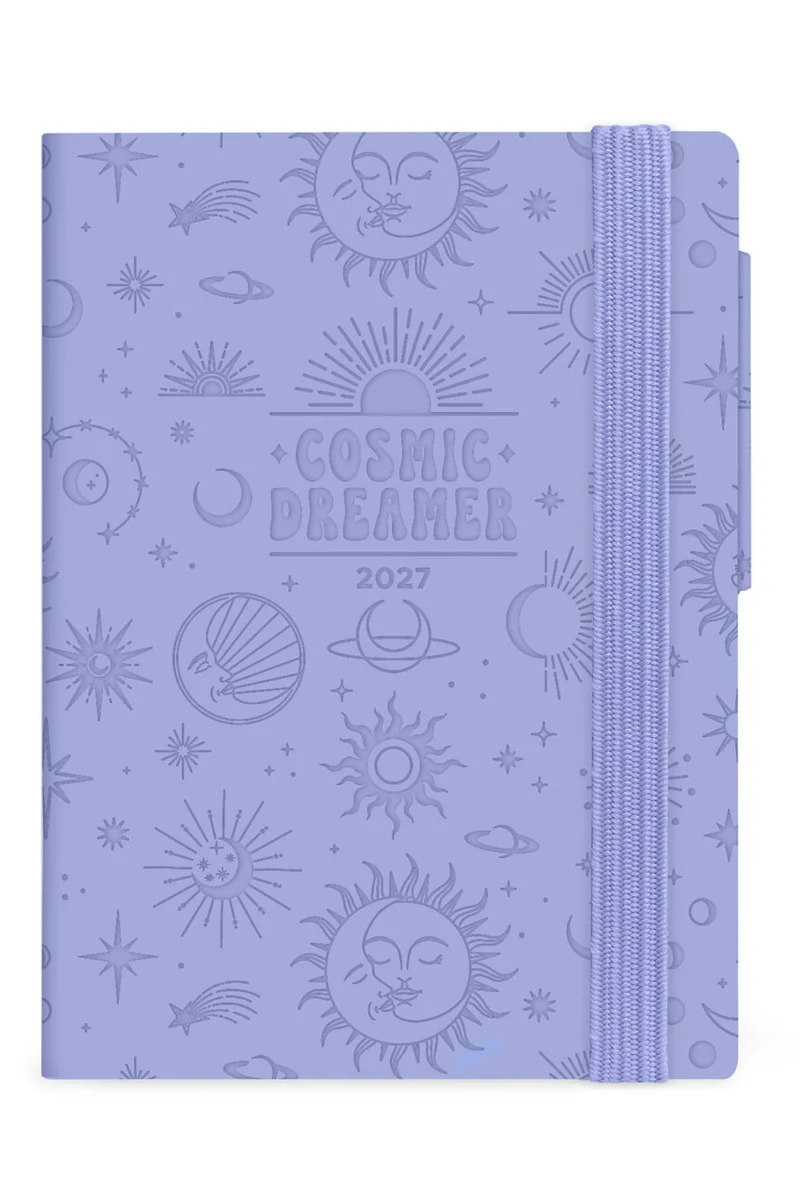 Mini Agenda 12 Mesi Settimanale 2027 Cosmic Lilac