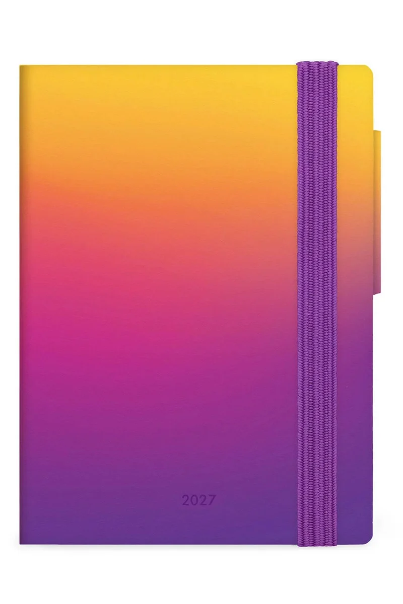 Mini Agenda 12 Mesi Settimanale 2027 Sunset Vibes
