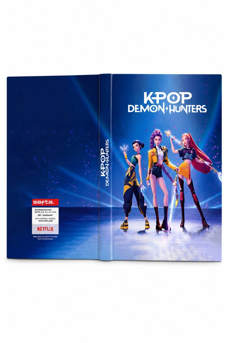Diario Scolastico K-Pop Demon Hunters Blu Copertina Morbida