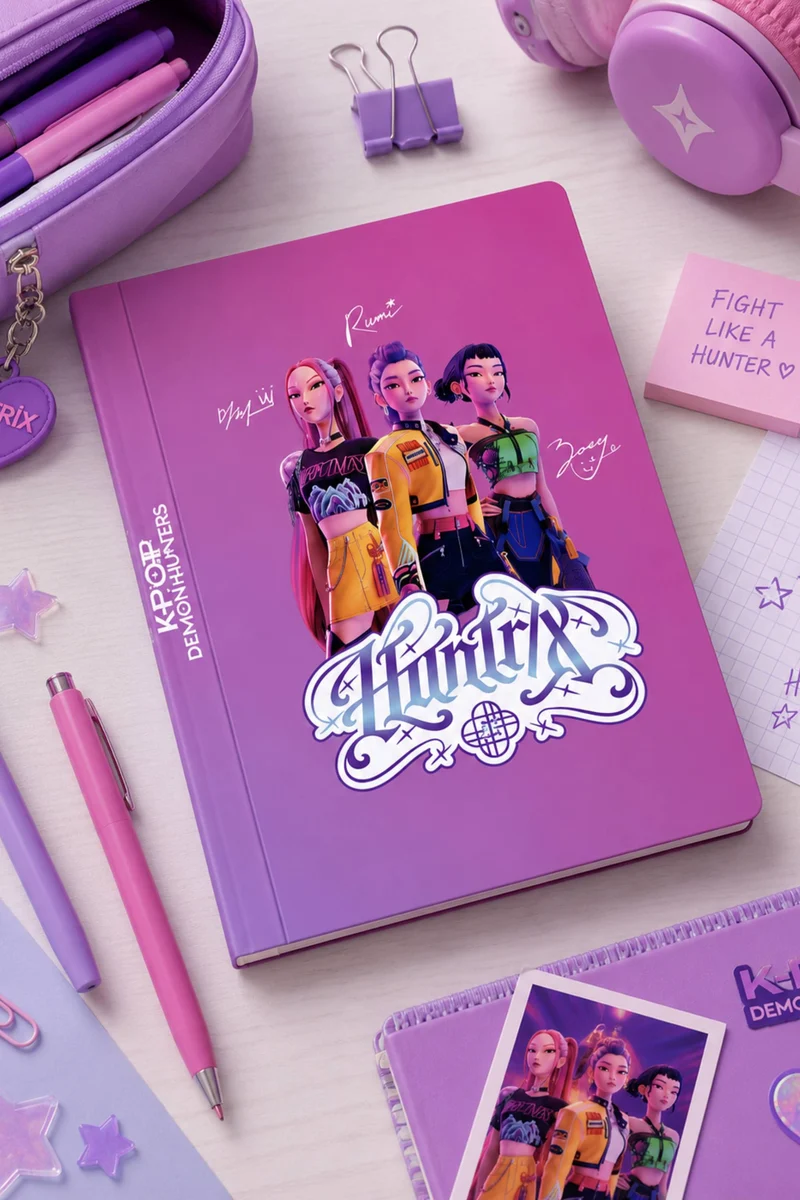 Diario Scolastico K-Pop Demon Hunters Copertina Morbida 3D