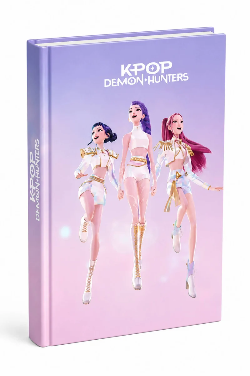 Diario Scolastico K-Pop Demon Hunters Rosa Copertina Morbida