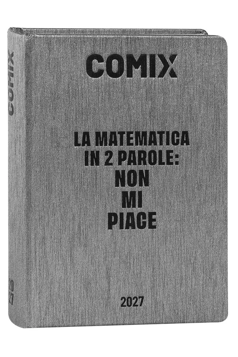 Diario Agenda 16 Mesi Datato 2026/2027 Comix Gear Black