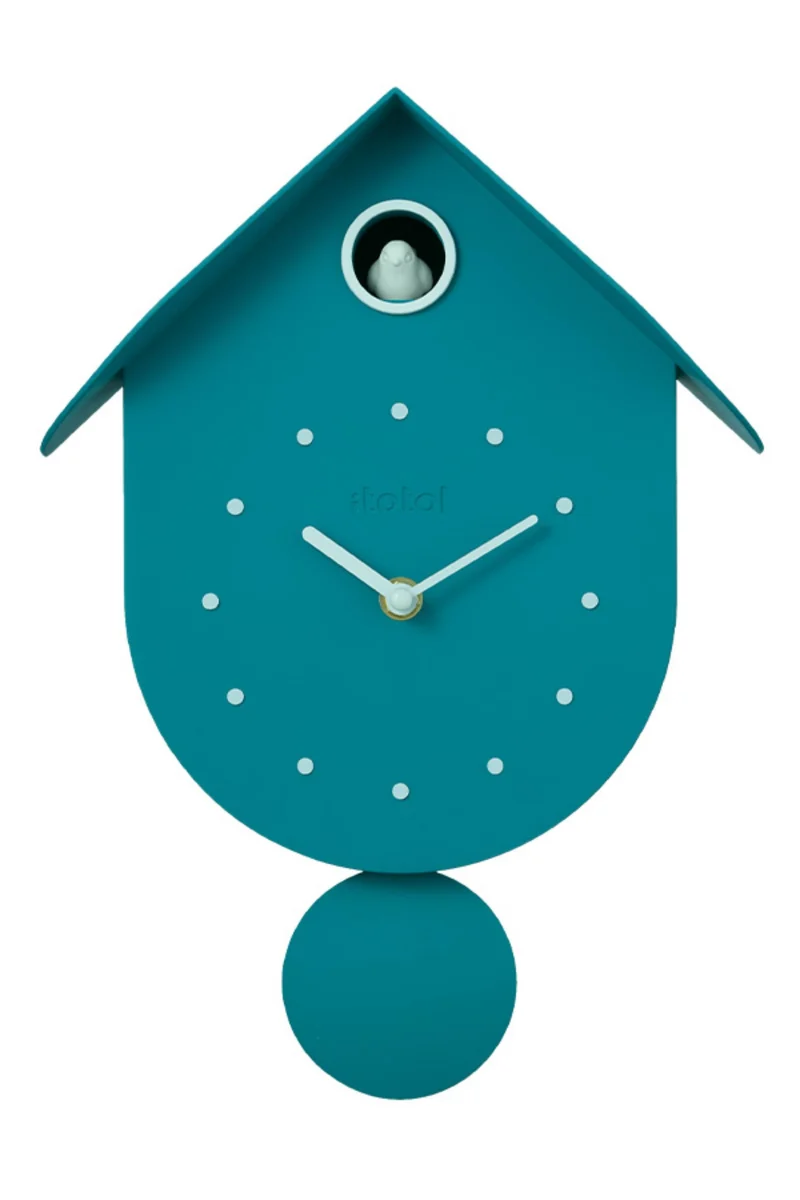 Orologio A Cucù Uccellino Turchese iTotal