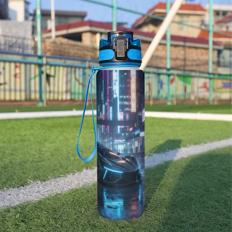 Borraccia Sportiva 950ml con Design — Sport Water Bottle