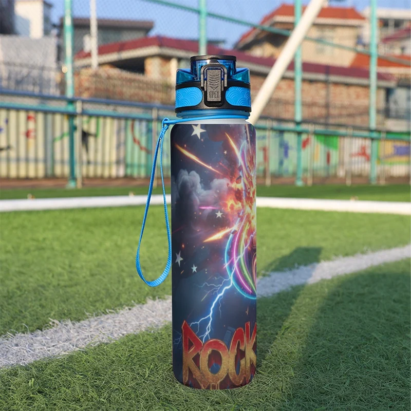 Borraccia Sportiva 950ml con Design — Sport Water Bottle