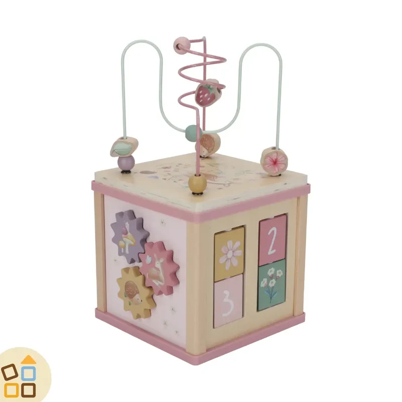 CUBO MONTESSORI ATTIVITA', ROSA FAIRY GARDEN
