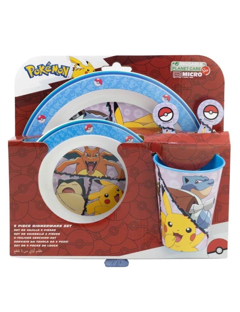 Set Pappa Per Bambini Pokèmon 5pz