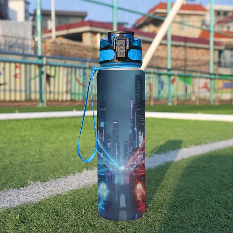 Borraccia Sportiva 950ml con Design — Sport Water Bottle
