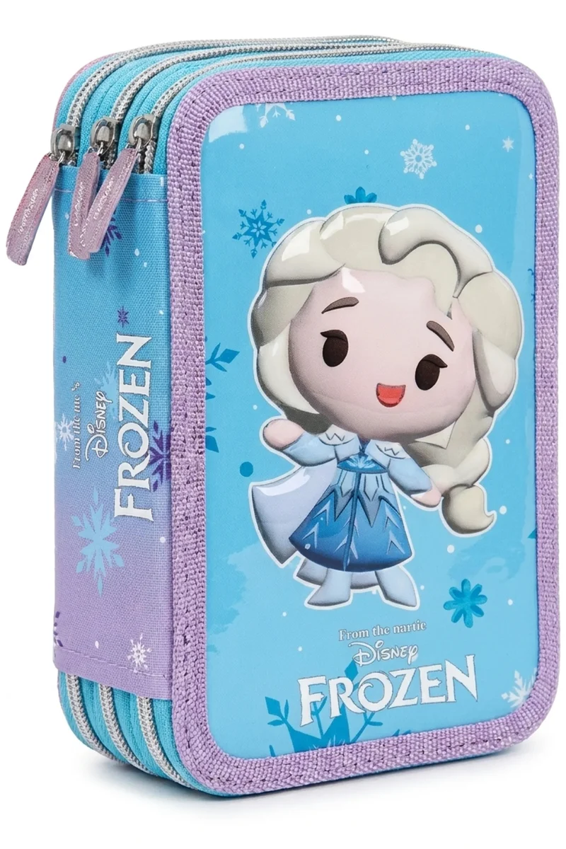 Astuccio Completo 3Zip Squishy Disney Forzen