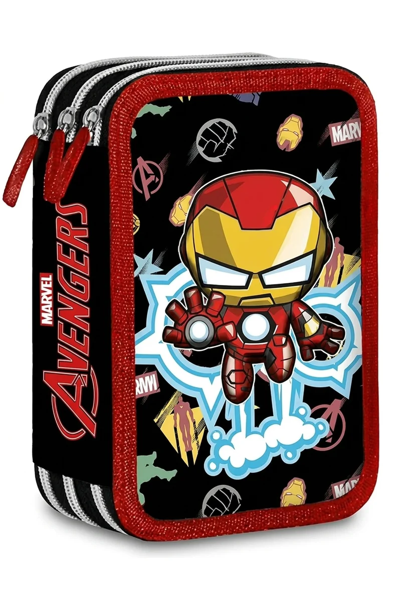 Astuccio Completo 3Zip Squishy Ironman Marel Avengers