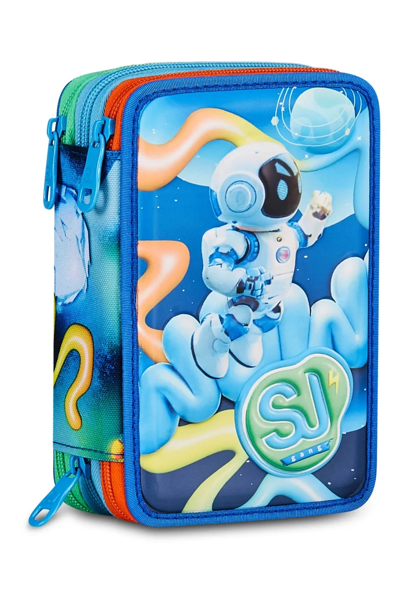 Astuccio Scuola 3 Zip 3D SJ Gang Seven Space Ride