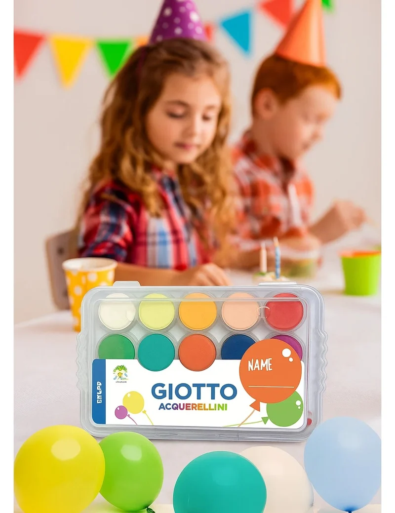 Astuccio Con Acquerellini Per Feste Giotto 1pz