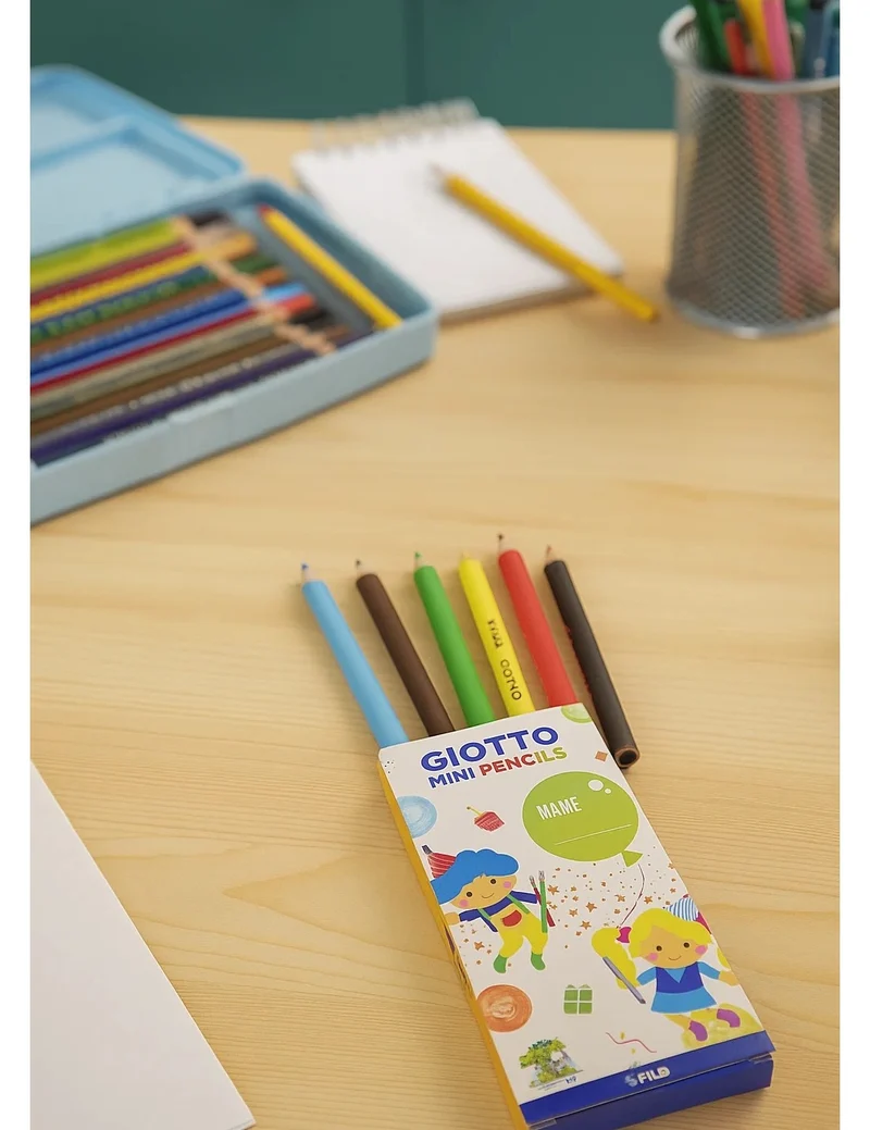 Astuccio Giotto Con Mini Matite Colorate 1pz