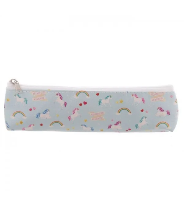 Astuccio Portapenne Con Arcobaleni Ed Unicorni