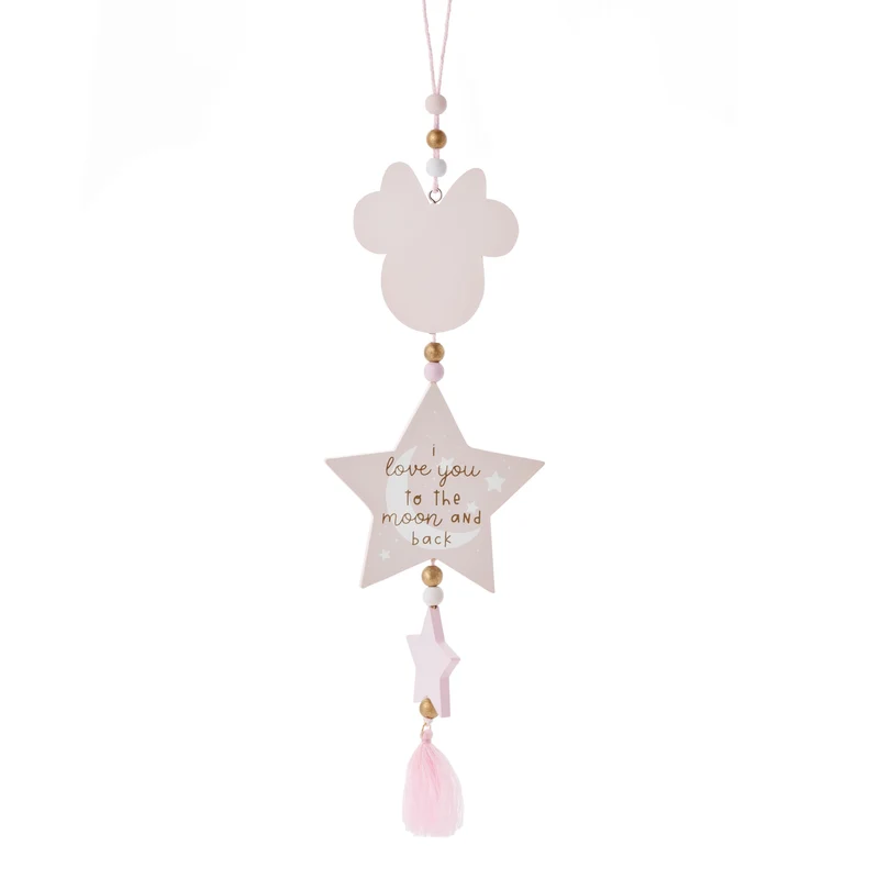 Decorazione Per Casa Da Appendere Minnie Mouse Love You To the Moon
