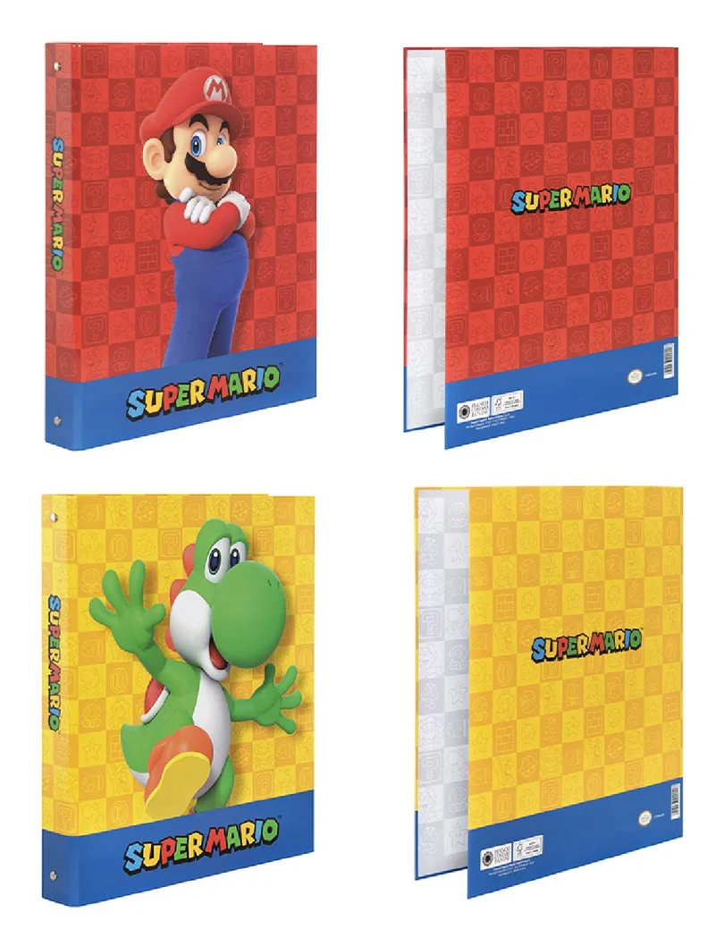 Raccoglitore 4 Anelli Super Mario