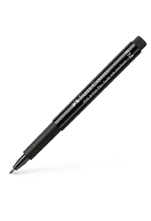 Pennarello Faber Castell Pit Artist Nero FM