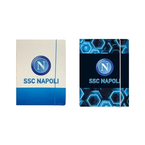 Cartellina Con Elastico 3 Lembi SSC Napoli Seven 35x26cm