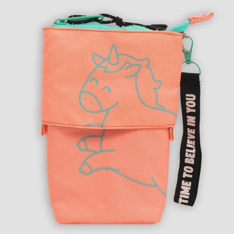 Astuccio Portapenne Pieghevole Unicorno Time To Believe In You
