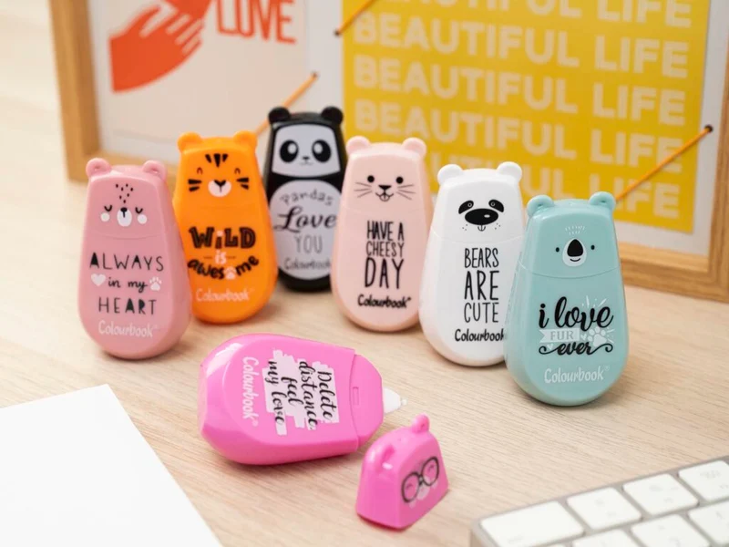 Colourbook Correttore A Nastro Kawaii 8m Assortiti