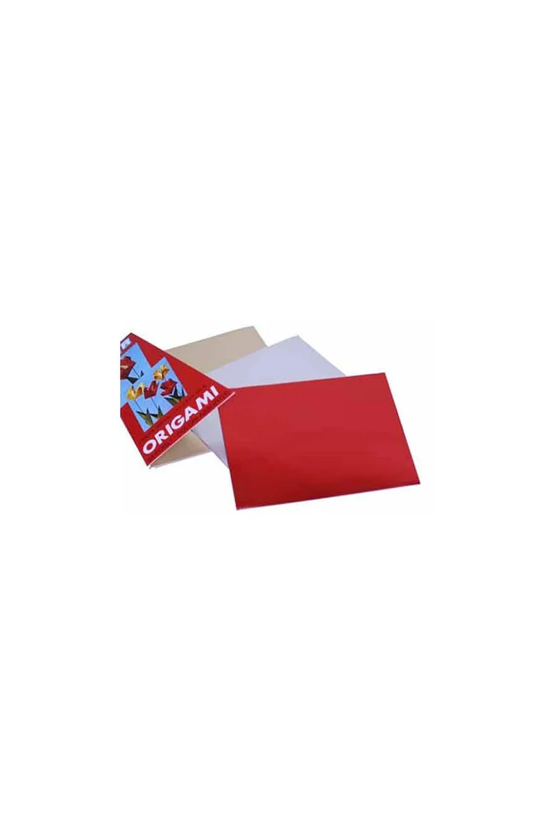 Carta Per Origami 24 Fogli Colori Metallizzati14x14cm