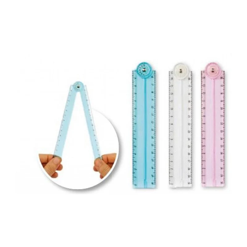 Righello Pieghevole In Plastica Lebez 15-30cm Colori Assortiti