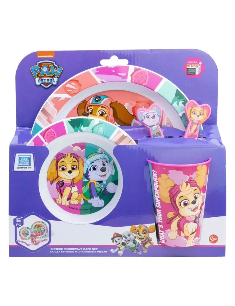 Set Pappa Per Bambini Paw Patrol 5pz