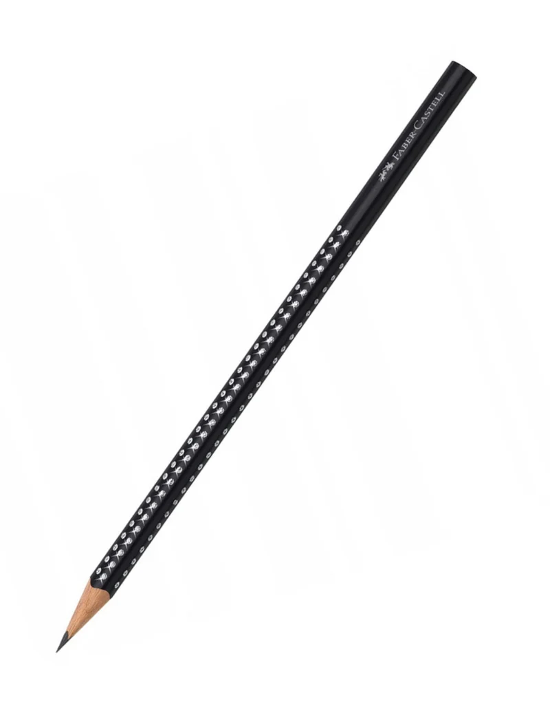 Matita Faber Castell Grip Sparkle Neo Nera