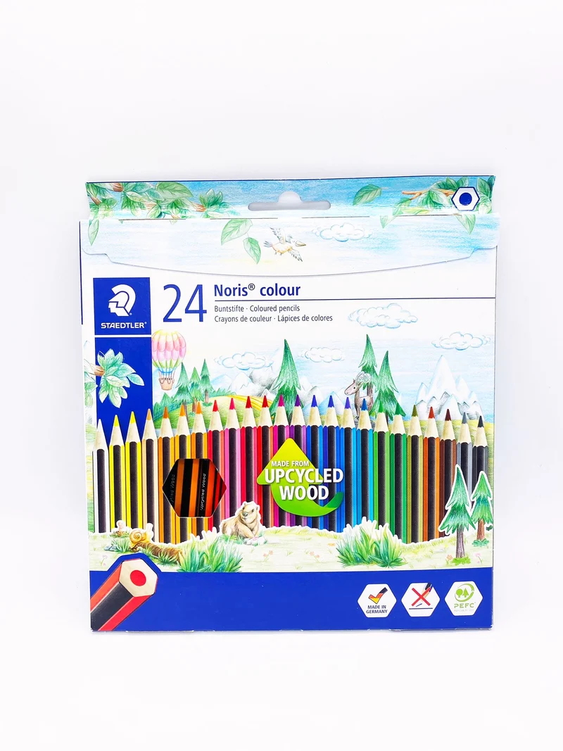 Matite Colorate Staedtler Noris Colour Scatola Da 24 Pastelli
