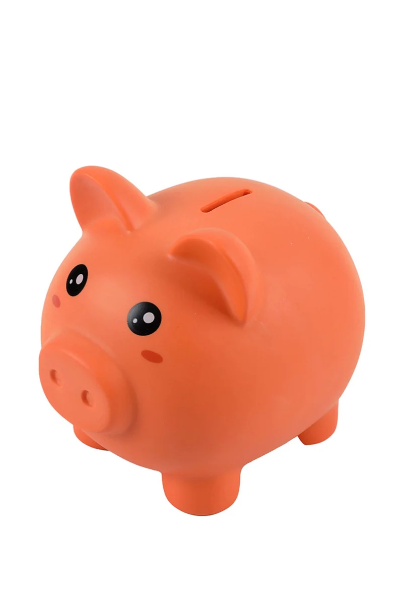 Salvadanaio In Plastica Orange Piggy