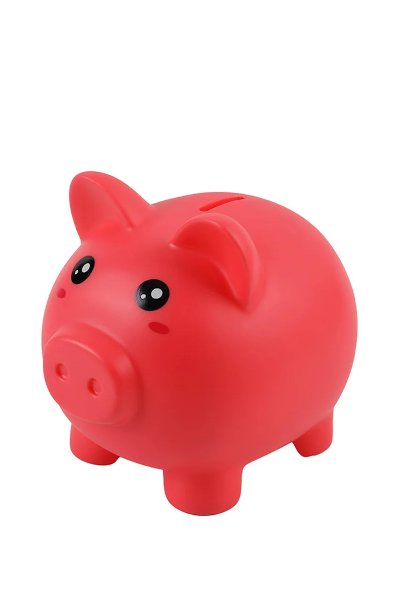 Salvadanaio In Plastica Red Piggy