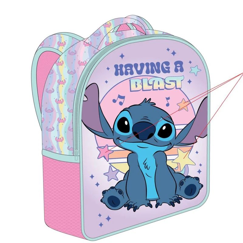 Mini Zaino Asilo Disney Stitch Led