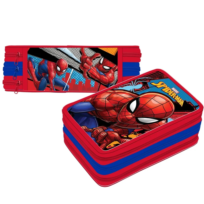 Astuccio Completo 3 Zip Marvel Spider-Man