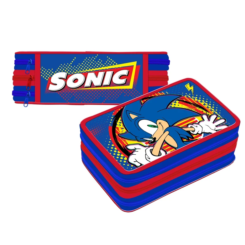 Astuccio Completo 3 Zip Sonic Premium