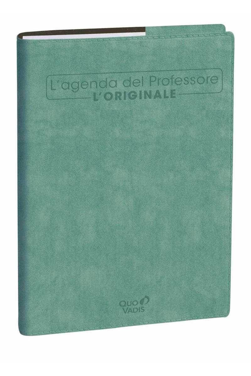 Agenda Del Professore Quo Vadis Roma Verde 2026/2027 Settimanale Orizzontale 21x27cm