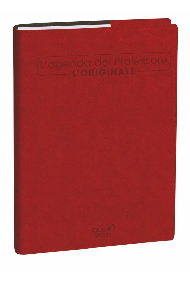 Agenda Del Professore Quo Vadis Roma Rossa 2026/2027 Settimanale Orizzontale 21x27cm